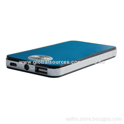 Portable Power Station/Mobile Phone Power Bank with 3,800mAh Real Capacity
